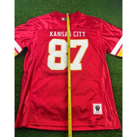 Kansas City Chiefs #87 Red Football Jersey XL kopkoc Fan Apparel Travis Kelce - Picture 6 of 8